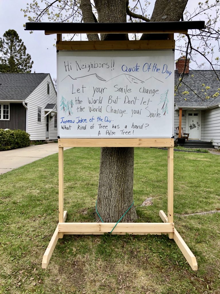 My neighbor's sign