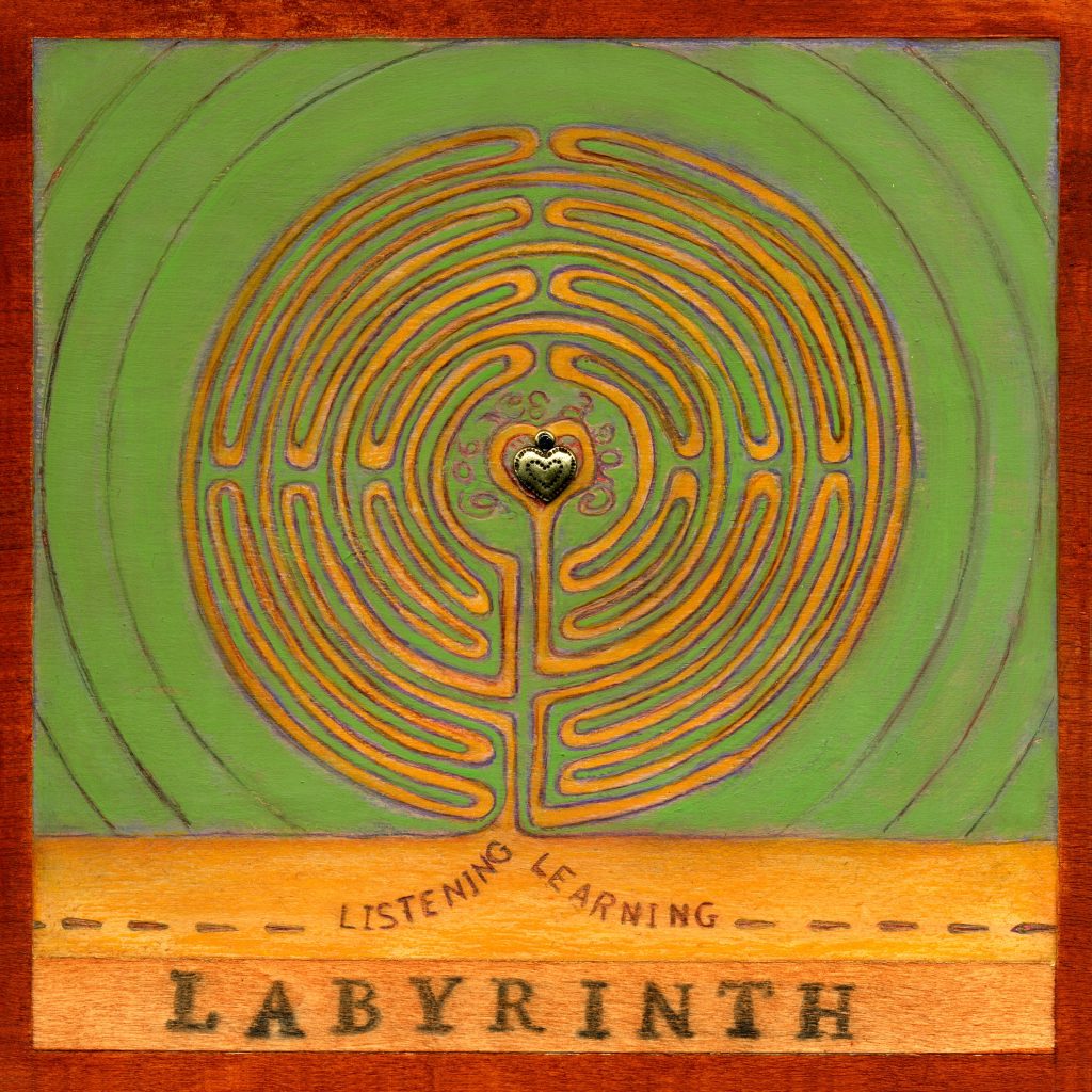 Labyrinth - by Barbara Grant (from Alphabet Book https://bit.ly/2C0Z77u)