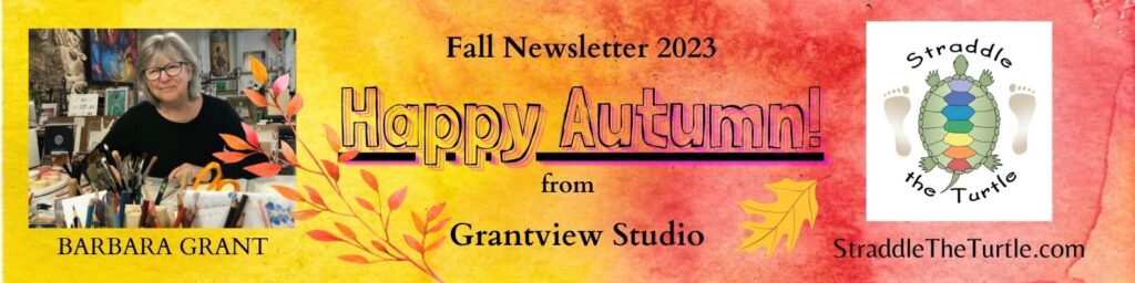 Fall newsletter 2023 from Grantview Studio